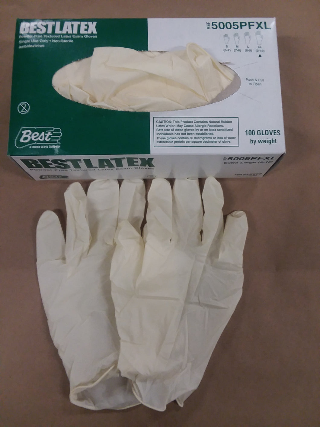 Latex Skinning Gloves/ Box of 100